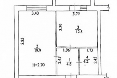 Продам 2-х кімнатну квартиру, Новые дома, Код: 723114/3