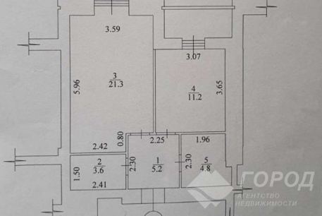 Продам 1-кімнатну квартиру в новобудові, Гагарина проспект, Код: 726232/1