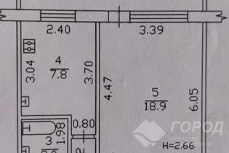 Продам 1-кімнатну квартиру, Рогань, Код: 726359/3