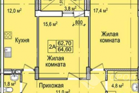 Продам 2-х кімнатну квартиру в новобудові, Новые дома, Код: 726808/1