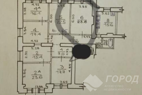 Продам гостинку, Центр, Код: 728339/1