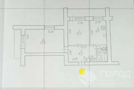 Продам 2-х кімнатну квартиру, Гагарина проспект, Код: 730480/4