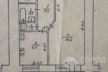 Продам 1-кімнатну квартиру, Гагарина проспект, Метростроителей метро, Код: 733187/5