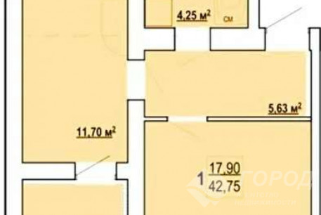 Продам 1-кімнатну квартиру в новобудові, Журавлевка, ЖК Гидропарк, Код: 737228/4