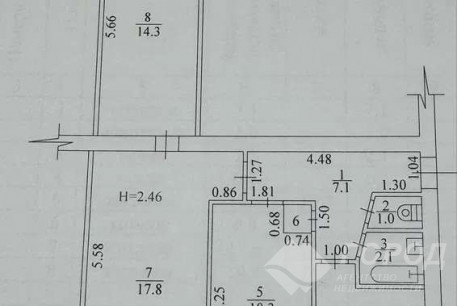 Продам 3-х кімнатну квартиру, Одесская, Код: 740126/2