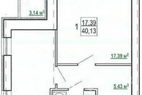 Продам 1-кімнатну квартиру в новобудові, Журавлевка, ЖК Гидропарк, Код: 749045/10