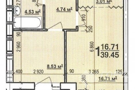 Продам 1-кімнатну квартиру в новобудові, ХТЗ, Код: 749045/16