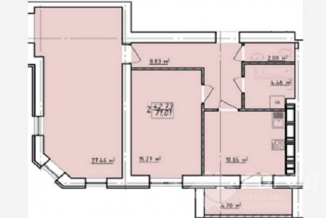 Продам 2-х кімнатну квартиру, Гагарина проспект, Код: 749045/25