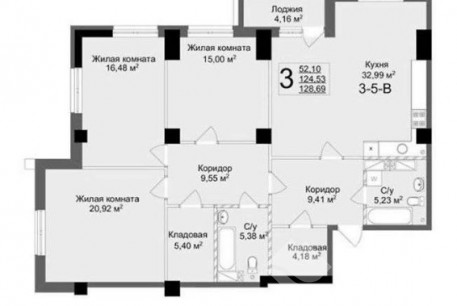 Продам 3-х кімнатну квартиру в новобудові, Центр, Код: 752364/11