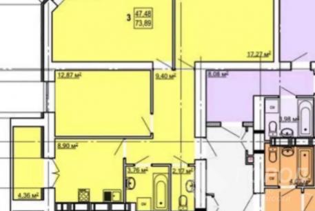 Продам 3-х кімнатну квартиру в новобудові, Гагарина проспект, Код: 757083/2