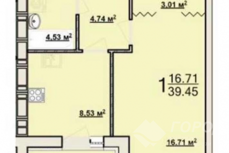 Продам 1-кімнатну квартиру в новобудові, ХТЗ, Код: 758943/14