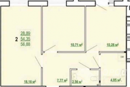 Продам 2-х кімнатну квартиру в новобудові, Холодная Гора, Код: 758943/3