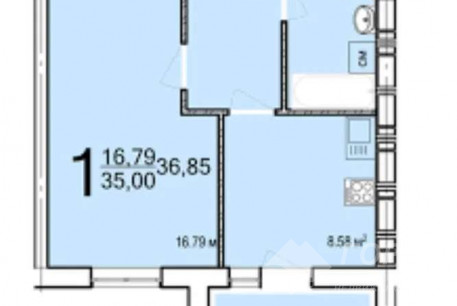Продам 1-кімнатну квартиру в новобудові, Салтовка, Академика Павлова метро, Код: 766529/3