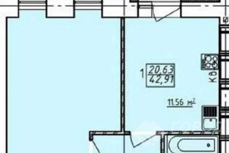 Продам 1-кімнатну квартиру в новобудові, Гагарина проспект, Проспект Гагарина метро, Код: 766529/4