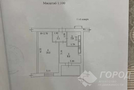 Продам 1-кімнатну квартиру в новобудові, Журавлевка, ЖК Гидропарк, Код: 767715/6