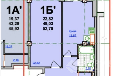 Продам 1-кімнатну квартиру в новобудові, Гагарина проспект, Метростроителей метро, Код: 771936/2