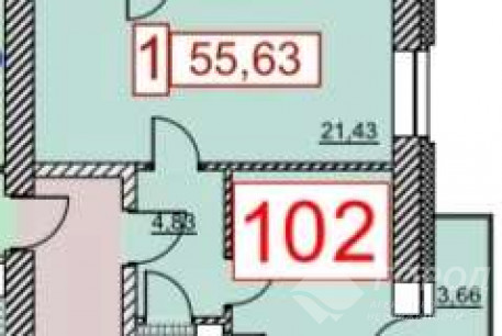 Продам 1-кімнатну квартиру в новобудові, Холодная Гора, Код: 772993/2