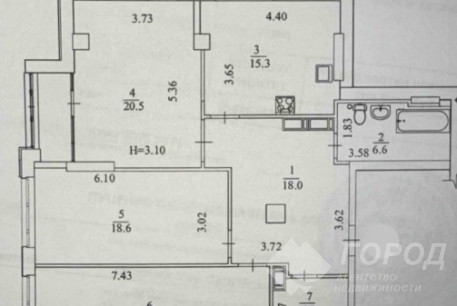 Продам 3-х кімнатну квартиру в новобудові, Гагарина проспект, Код: 776512/19