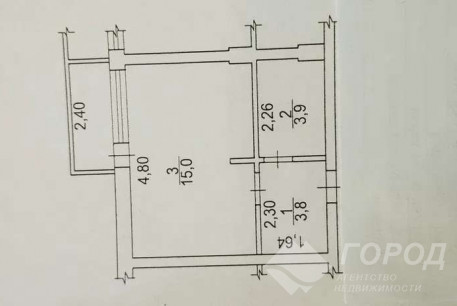 Продам 1-кімнатну квартиру, Одесская, Код: 776745/2