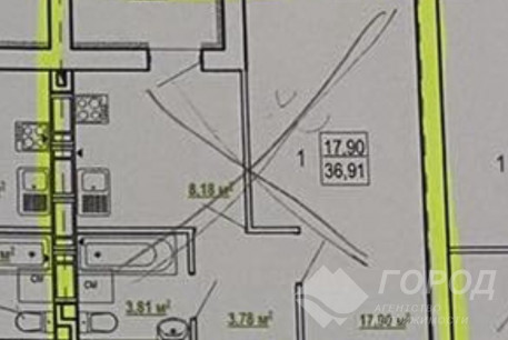 Продам 1-кімнатну квартиру в новобудові, Журавлевка, ЖК Гидропарк, Код: 778940/3