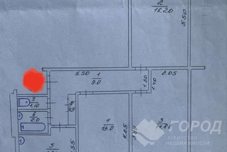 Продам 3-х кімнатну квартиру, Гагарина проспект, Новый цирк, Код: 780216/4