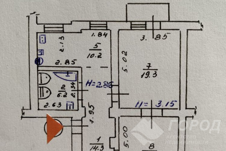 Продам 2-х кімнатну квартиру, Гагарина проспект, Спортивная метро, Код: 783007/1