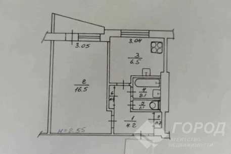 Продам 1-кімнатну квартиру, Алексеевка, Код: 785573/2