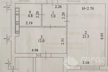 Продам 1-кімнатну квартиру в новобудові, Алексеевка, Код: 786010/3