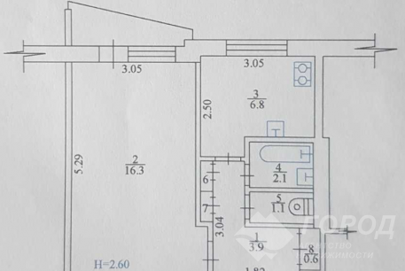 Продам 1-кімнатну квартиру, Гагарина проспект, Спортивная метро, Код: 790137/1