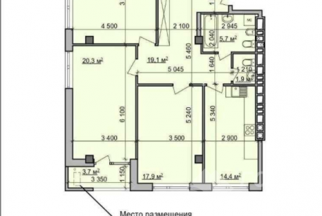 Продам 3-х кімнатну квартиру в новобудові, Центр, Архитектора Бекетова метро, Код: 793500/1