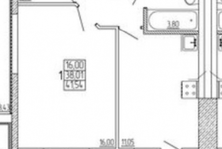 Продам 1-кімнатну квартиру, Рогань, Код: 794064/1