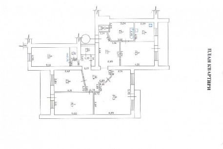 Продам 4-х кімнатну квартиру, Гагарина проспект, Код: 795352/1