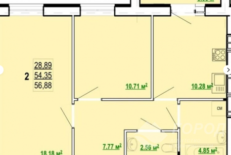 Продам 2-х кімнатну квартиру в новобудові, Алексеевка, Код: 795917/1