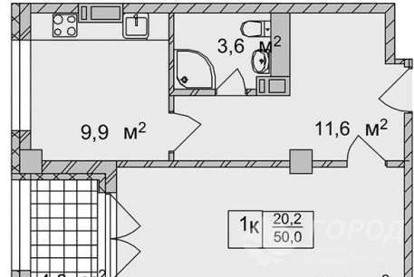 Продам 1-кімнатну квартиру в новобудові, Центр, Пушкинская метро, Код: 796373/1