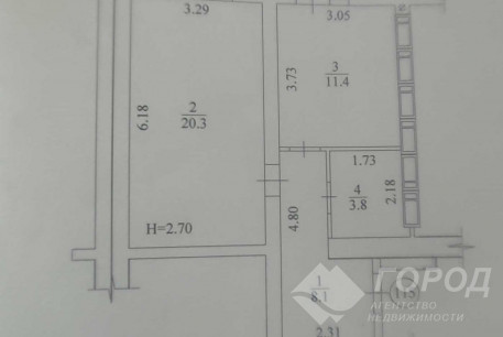 Продам 1-кімнатну квартиру в новобудові, Гагарина проспект, Проспект Гагарина метро, Код: 796383/1