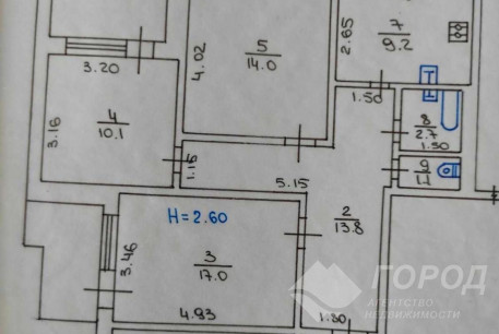 Продам 3-х кімнатну квартиру, Гагарина проспект, Код: 796557/1