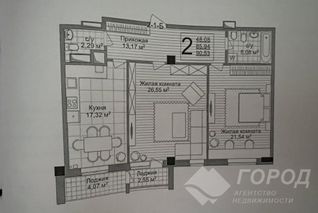 Продам 2-х кімнатну квартиру в новобудові, Центр, Код: 796565/1