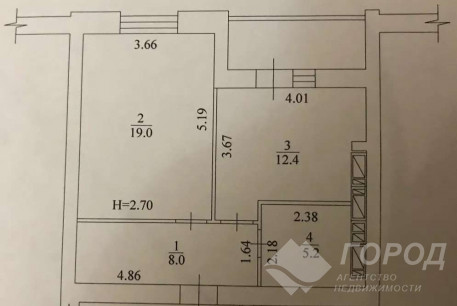 Продам 1-кімнатну квартиру в новобудові, Гагарина проспект, Проспект Гагарина метро, Код: 796566/2