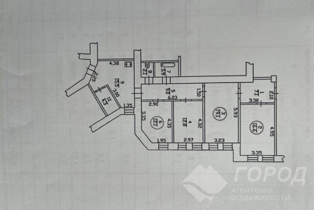Продам 4-х кімнатну квартиру, Центр, Код: 797001/1