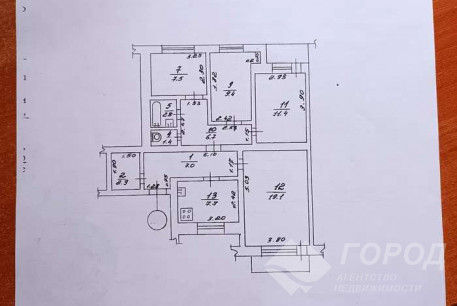 Продам 4-х кімнатну квартиру, Одесская, Код: 797056/2
