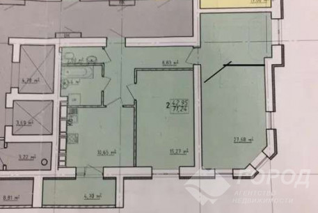 Продам 2-х кімнатну квартиру в новобудові, Гагарина проспект, Проспект Гагарина метро, Код: 797096/1