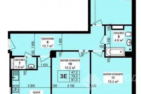 Продам 3-х кімнатну квартиру в новобудові, Гагарина проспект, Защитников Украины метро (Площадь Восстания), Код: 797144/1
