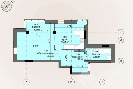 Продам 1-кімнатну квартиру в новобудові, Гагарина проспект, Проспект Гагарина метро, Код: 797884/1