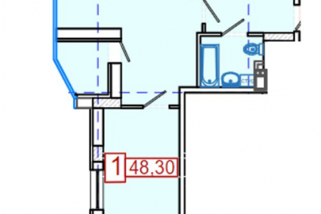 Продам 1-кімнатну квартиру в новобудові, Холодная Гора, Холодная Гора метро, Код: 798409/1