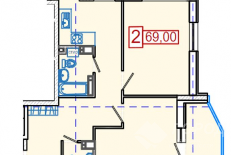 Продам 2-х кімнатну квартиру в новобудові, Холодная Гора, Холодная Гора метро, Код: 798409/2