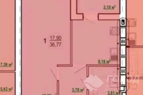 Продам 1-кімнатну квартиру в новобудові, Журавлевка, ЖК Гидропарк, Код: 798795/1