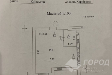 Продам гостинку, Салтовка, Академика Павлова метро, Код: 798990/1