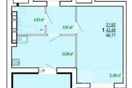 Продам 1-кімнатну квартиру в новобудові, Алексеевка, Код: 799088/1