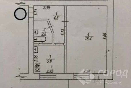 Продам 1-кімнатну квартиру, Одесская, Код: 799147/1