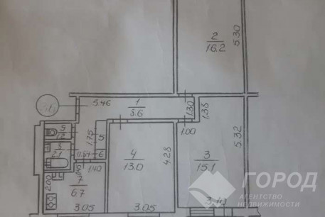 Продам 3-х кімнатну квартиру, Рогань, Горизонт, Код: 800388/1